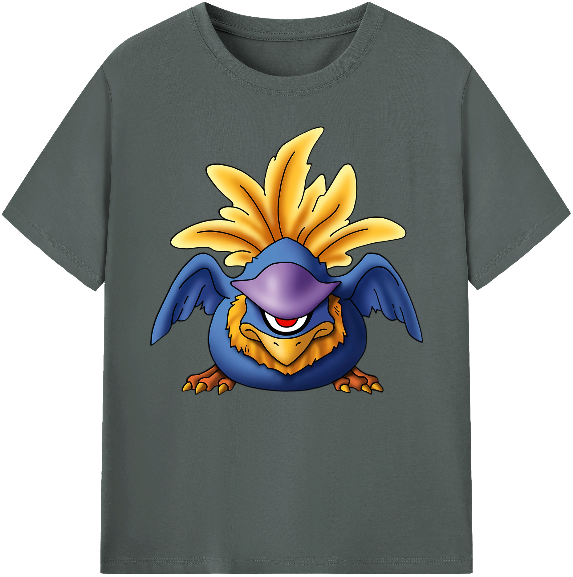 （画像用） ドラゴンクエスト Doragon Kuesuto Dragon Quest 綿100％ メンズ半袖Tシャツ｜肌触りやわらか＆通気性